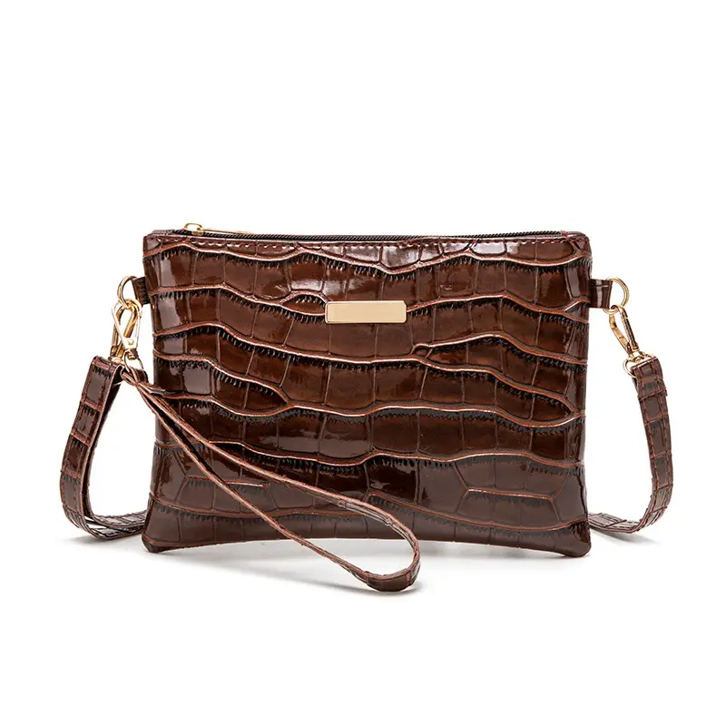 Retro Style Ladies Crossbody Bag with Stone Pattern