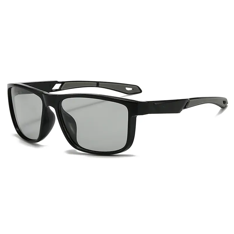 Men's Polarized Sunglasses Yellow Black Sports Driving Box Riding