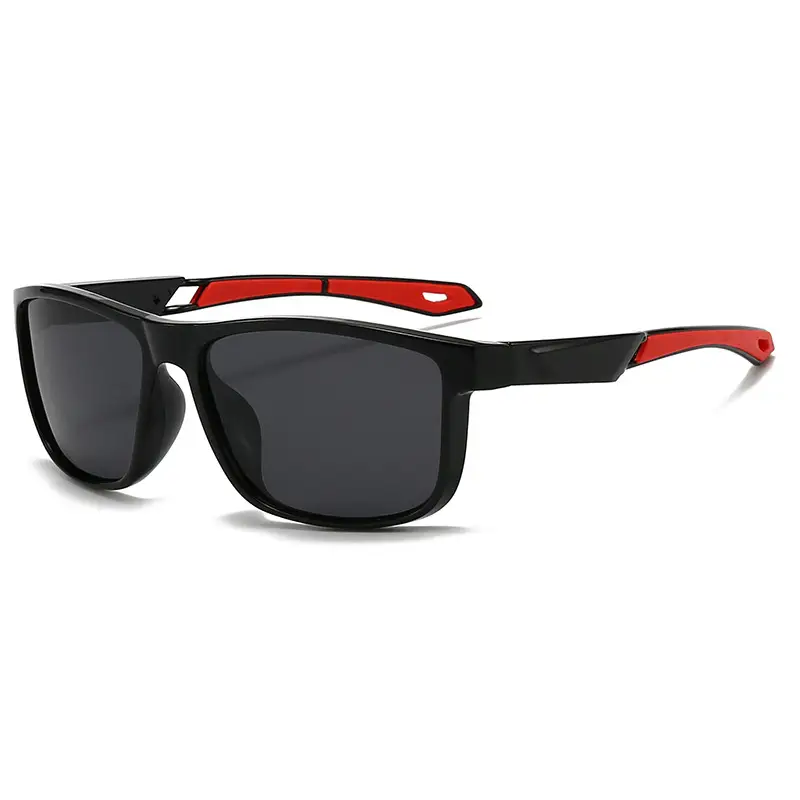 Men's Polarized Sunglasses Yellow Black Sports Driving Box Riding