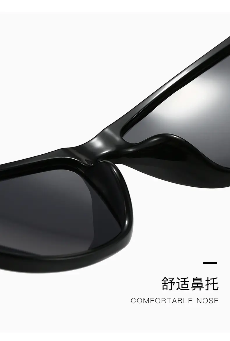 Men's Polarized Sunglasses Yellow Black Sports Driving Box Riding — feature 8