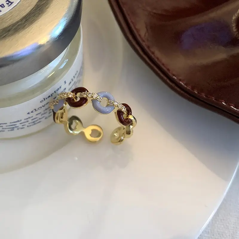 Adjustable Black Diamond Ring for Women - Image 25