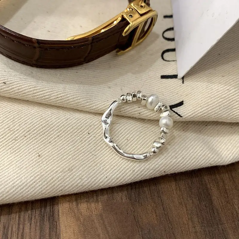 Adjustable Black Diamond Ring for Women - Image 3