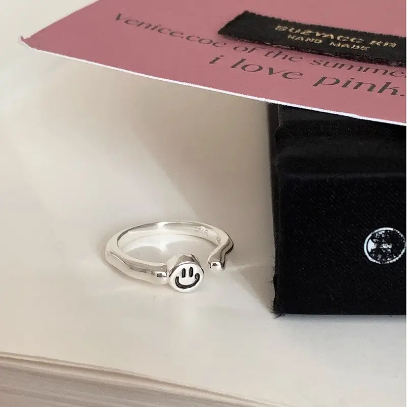 Adjustable Black Diamond Ring for Women - Image 27