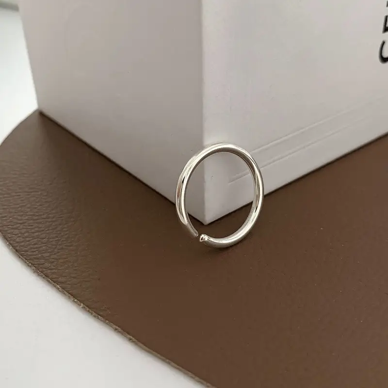 Adjustable Black Diamond Ring for Women - Image 7