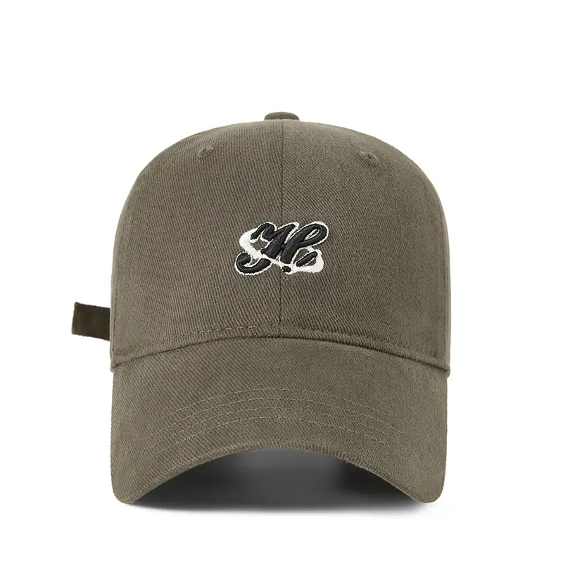 Men Sun Hat Olive Green Anti-UV Wide Brim - Image 6