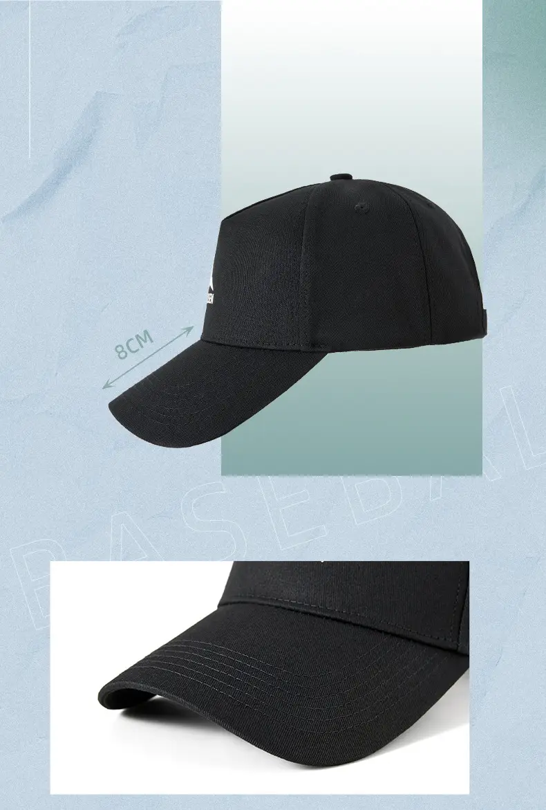 Women Cotton Baseball Cap Large Head High Top Sun Protection — feature 14