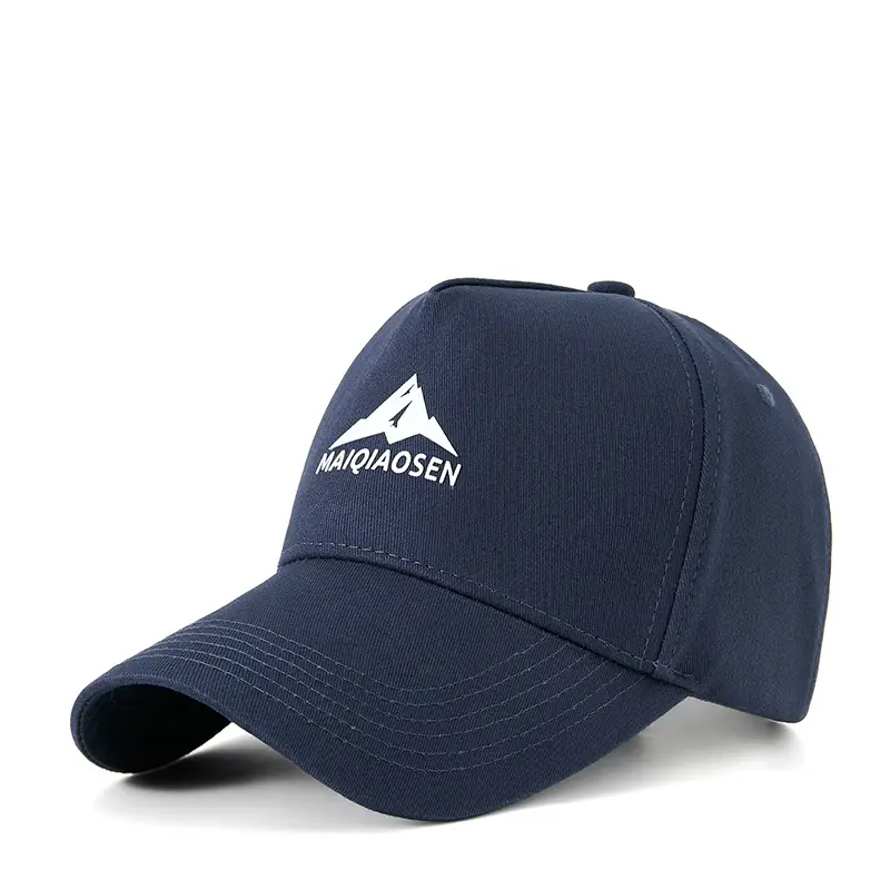 Women Cotton Baseball Cap Large Head High Top Sun Protection - Image 2