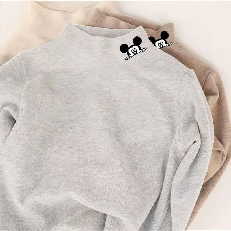 Autumn Winter Boys Velvet T-Shirt Black with Embroidered Design