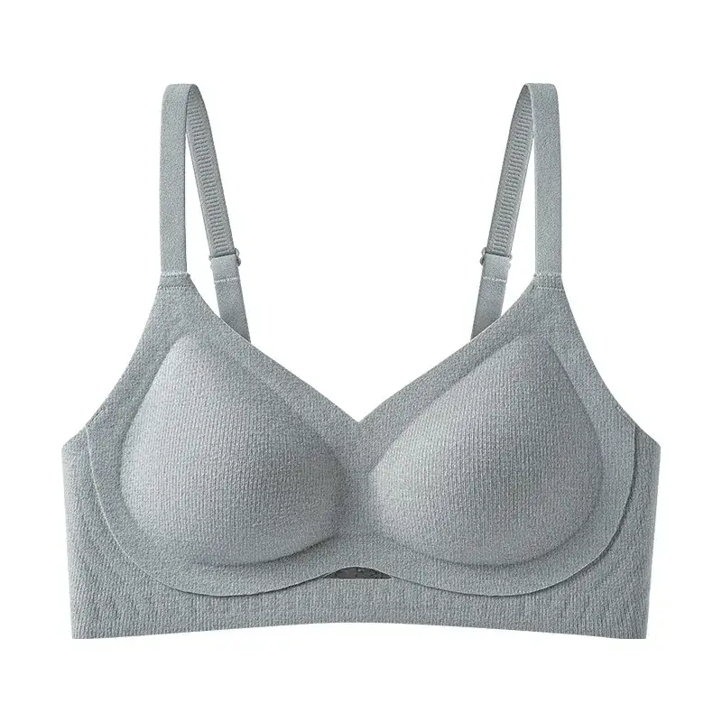 New Winter Jelly Striped Seamless Bra Upper Support