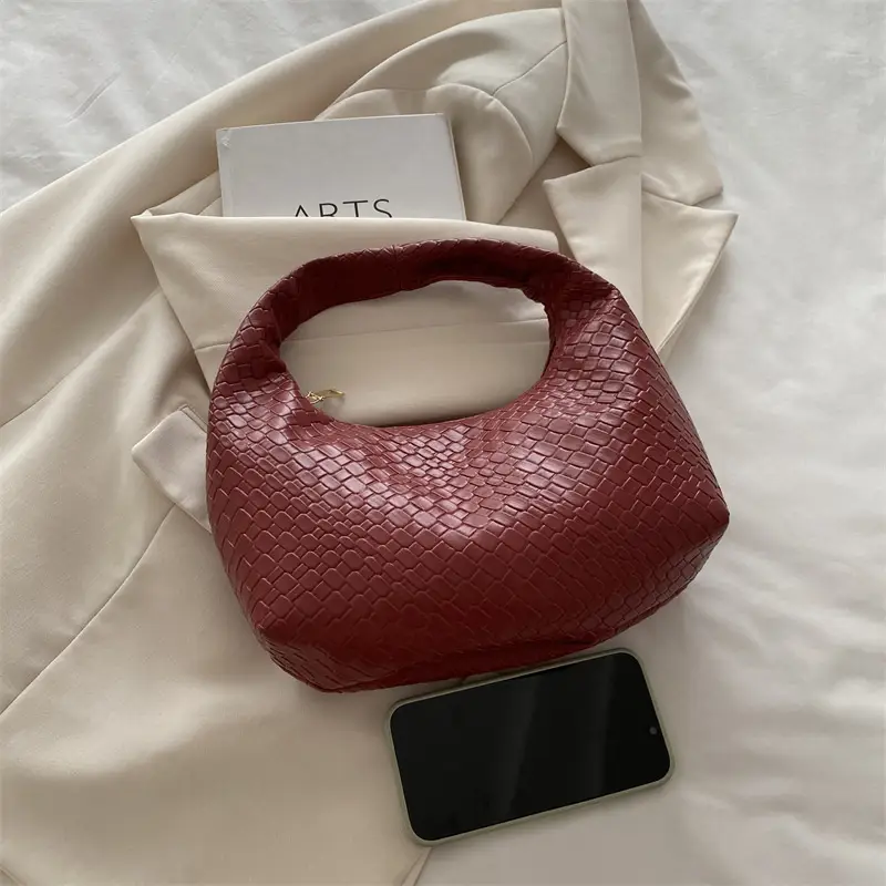 Vintage Woven Handbag Women's 2024 Winter New Fashion