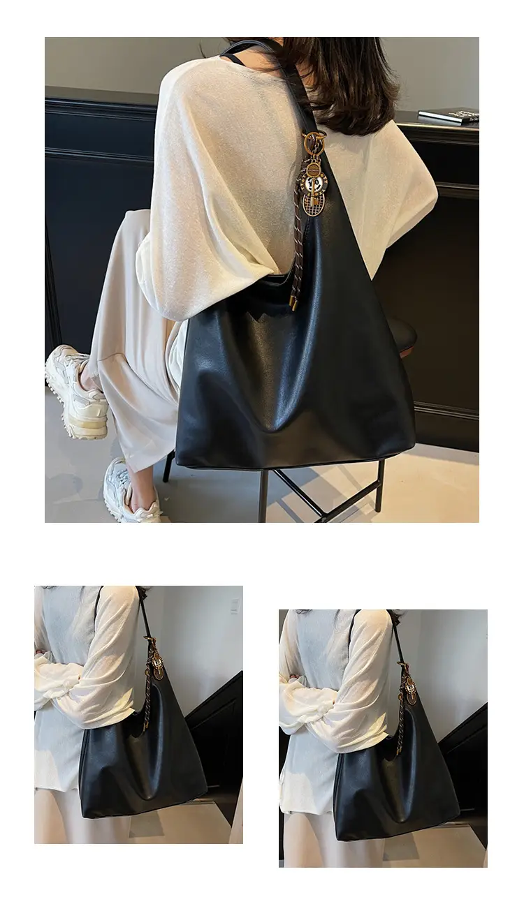 Vintage Work Commuter Bag Women Large 2024 Winter All-match Casual Shoulder Shopping Bag Tote Bag — feature 10