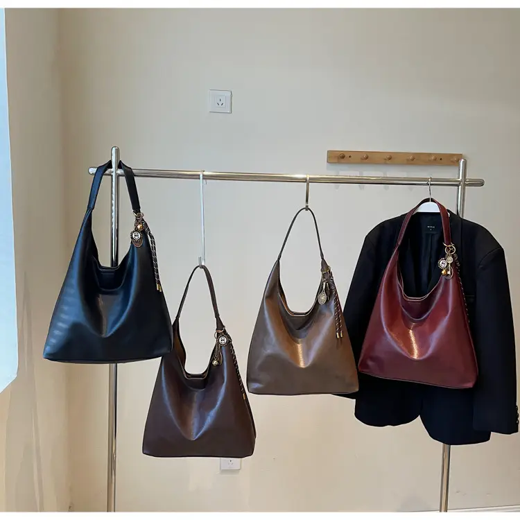 Vintage Work Commuter Bag Women Large 2024 Winter All-match Casual Shoulder Shopping Bag Tote Bag — feature 13