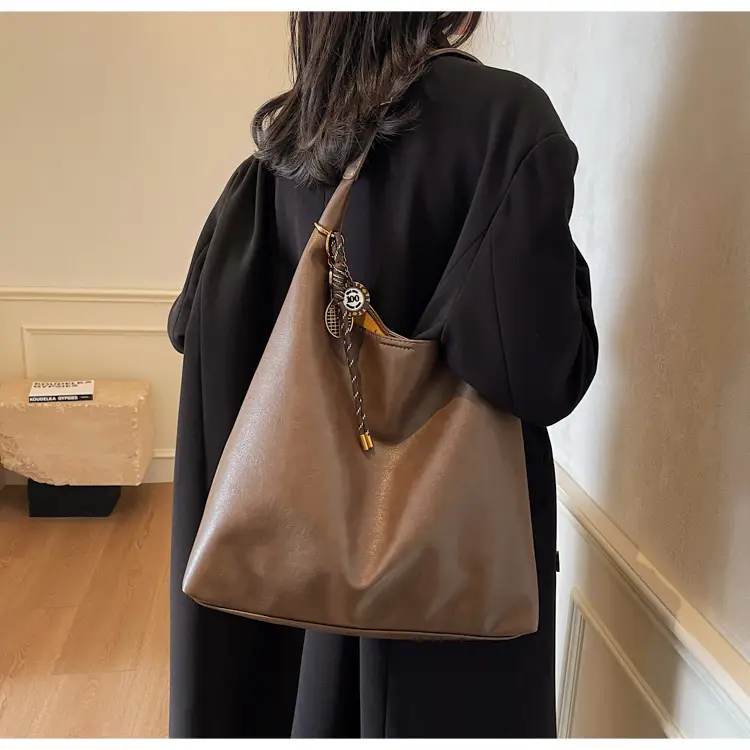 Vintage Work Commuter Bag Women Large 2024 Winter All-match Casual Shoulder Shopping Bag Tote Bag — feature 16