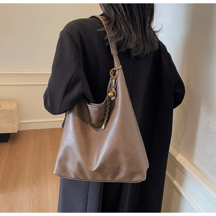 Vintage Work Commuter Bag Women Large 2024 Winter All-match Casual Shoulder Shopping Bag Tote Bag — feature 19
