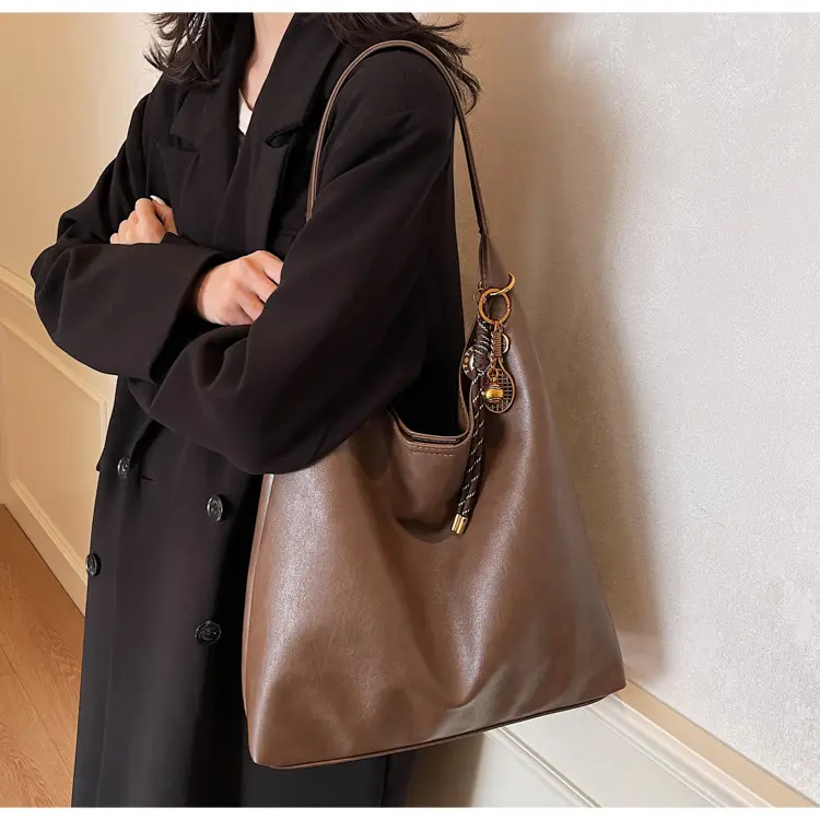 Vintage Work Commuter Bag Women Large 2024 Winter All-match Casual Shoulder Shopping Bag Tote Bag — feature 20