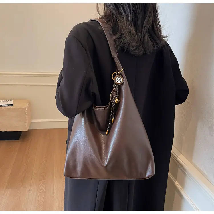 Vintage Work Commuter Bag Women Large 2024 Winter All-match Casual Shoulder Shopping Bag Tote Bag — feature 26