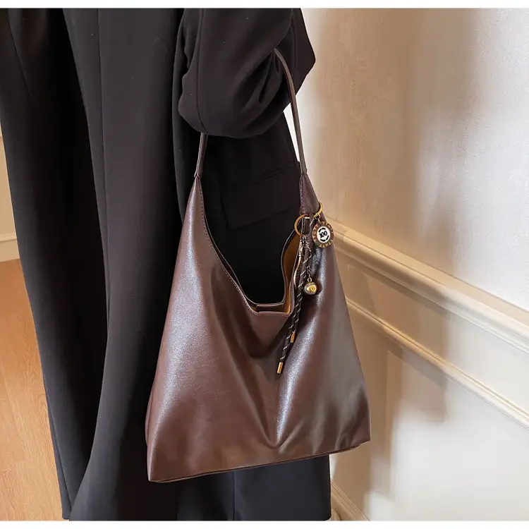 Vintage Work Commuter Bag Women Large 2024 Winter All-match Casual Shoulder Shopping Bag Tote Bag — feature 27