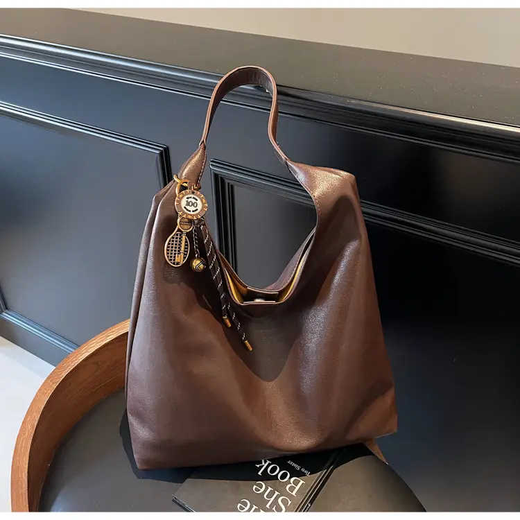 Vintage Work Commuter Bag Women Large 2024 Winter All-match Casual Shoulder Shopping Bag Tote Bag — feature 30