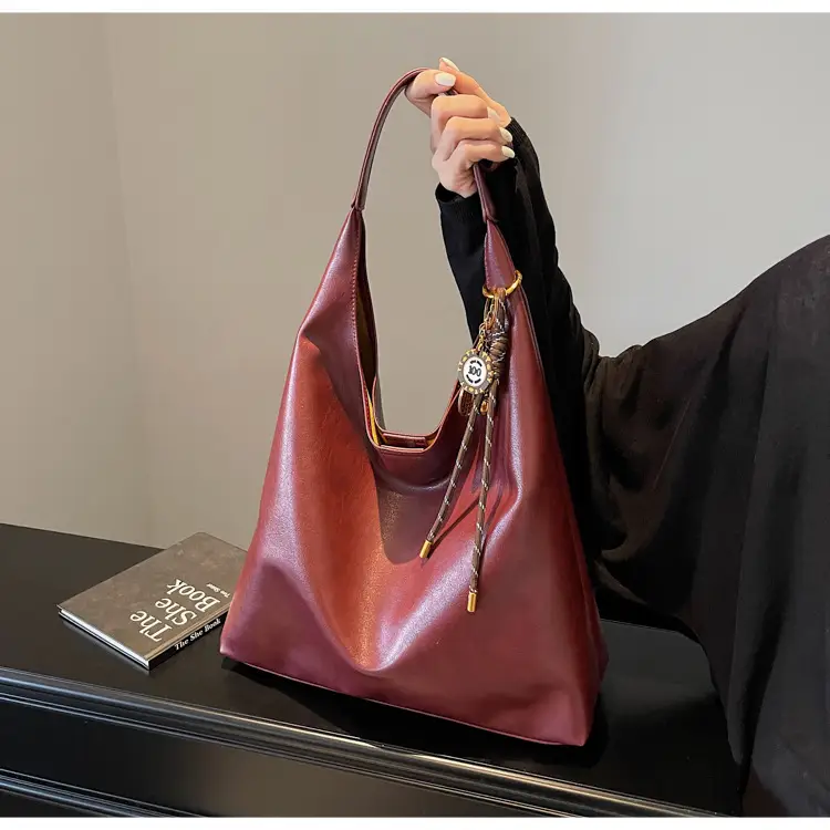 Vintage Work Commuter Bag Women Large 2024 Winter All-match Casual Shoulder Shopping Bag Tote Bag — feature 41