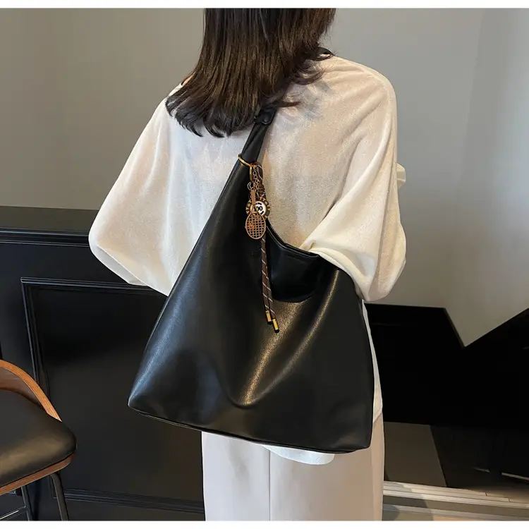 Vintage Work Commuter Bag Women Large 2024 Winter All-match Casual Shoulder Shopping Bag Tote Bag — feature 46