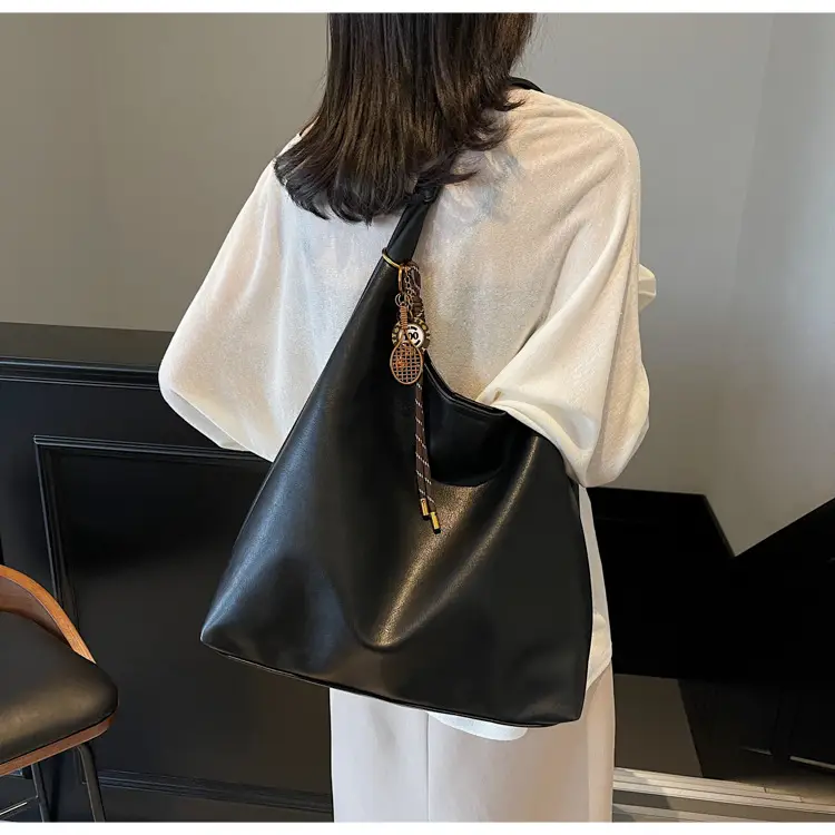 Vintage Work Commuter Bag Women Large 2024 Winter All-match Casual Shoulder Shopping Bag Tote Bag — feature 47
