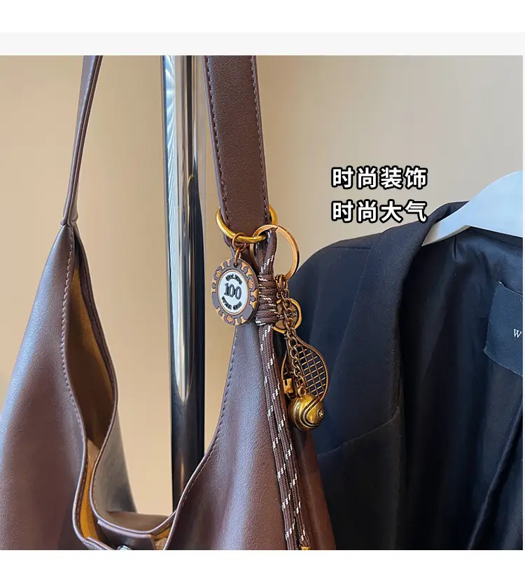 Vintage Work Commuter Bag Women Large 2024 Winter All-match Casual Shoulder Shopping Bag Tote Bag — feature 6