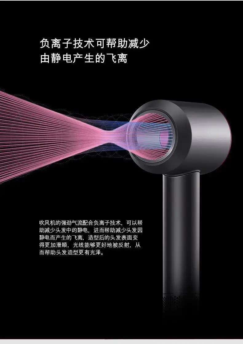 Huaqiang 200W Negative Ion Hair Dryer with Gold Filter — feature 16