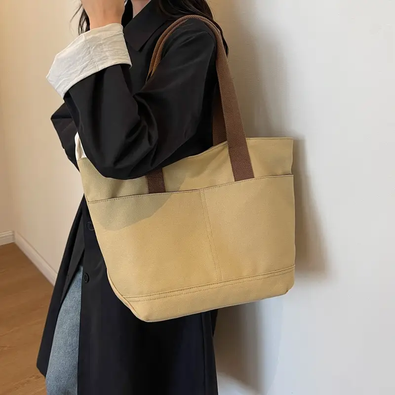 Canvas Tote Bag Women Large Capacity Winter All-match - Image 7