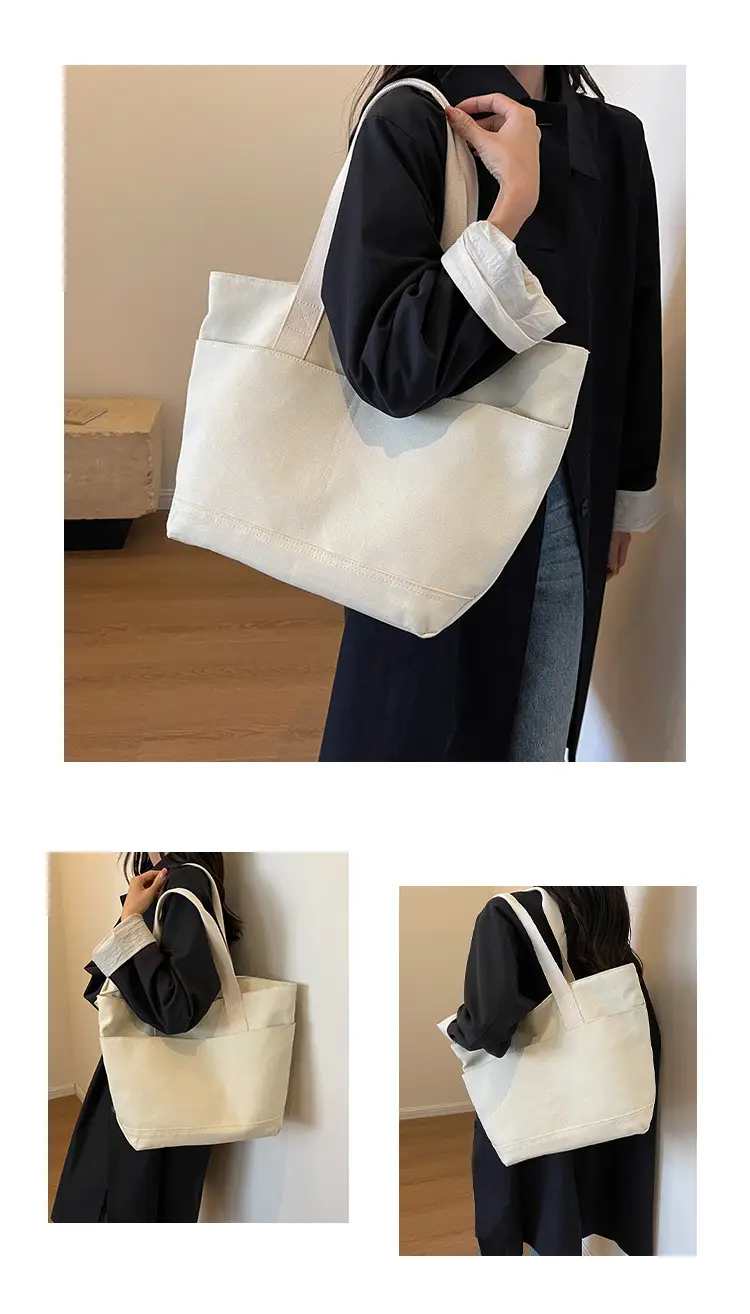 Canvas Tote Bag Women Large Capacity Winter All-match — feature 12