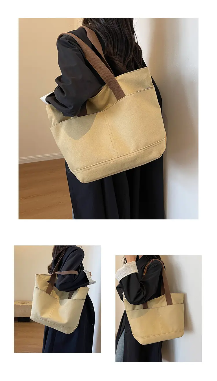 Canvas Tote Bag Women Large Capacity Winter All-match — feature 14