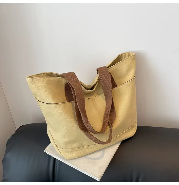 Canvas Tote Bag Women Large Capacity Winter All-match — feature 17