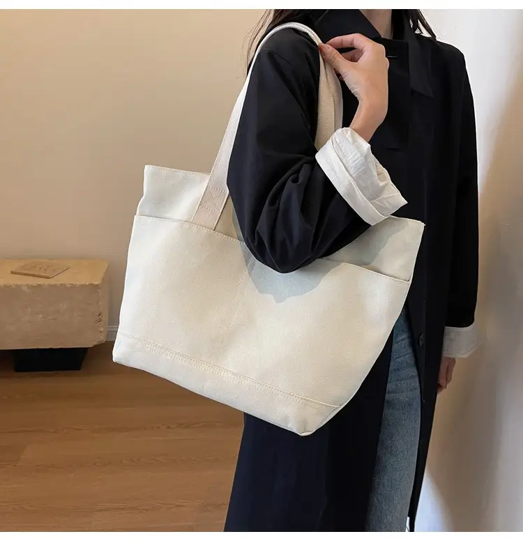 Canvas Tote Bag Women Large Capacity Winter All-match — feature 18