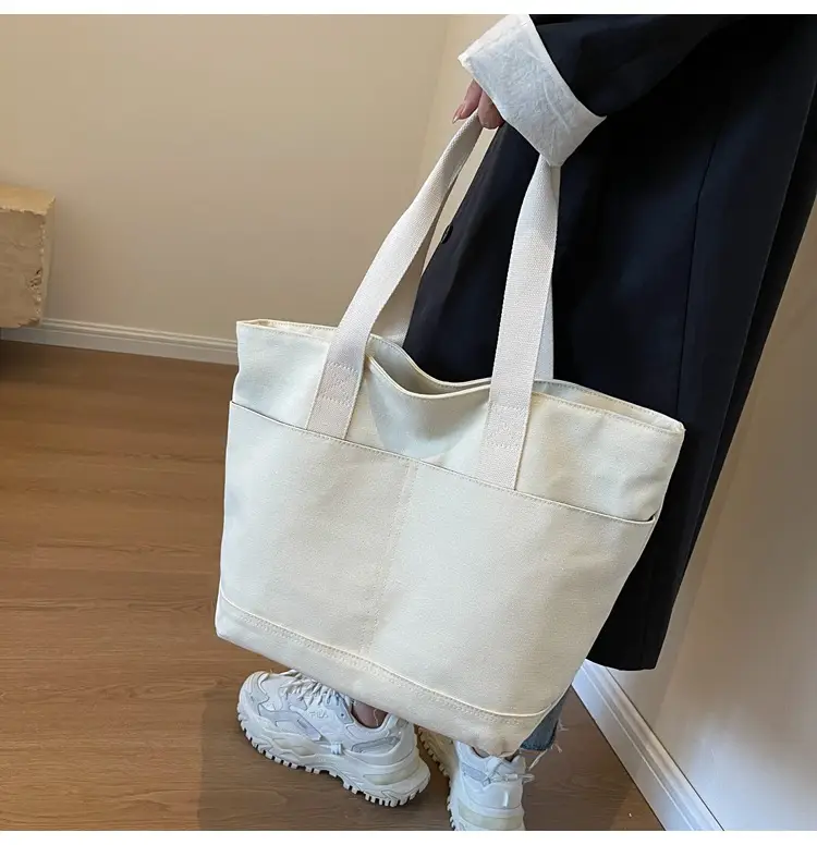 Canvas Tote Bag Women Large Capacity Winter All-match — feature 19