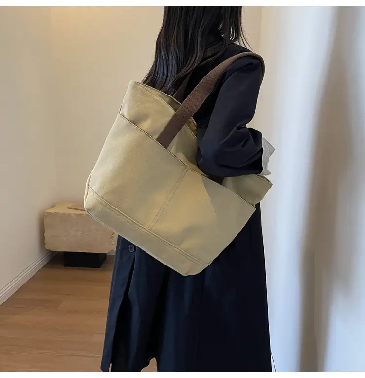 Canvas Tote Bag Women Large Capacity Winter All-match — feature 23