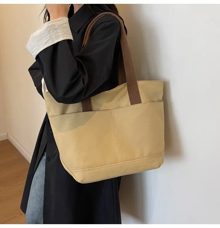 Canvas Tote Bag Women Large Capacity Winter All-match — feature 24