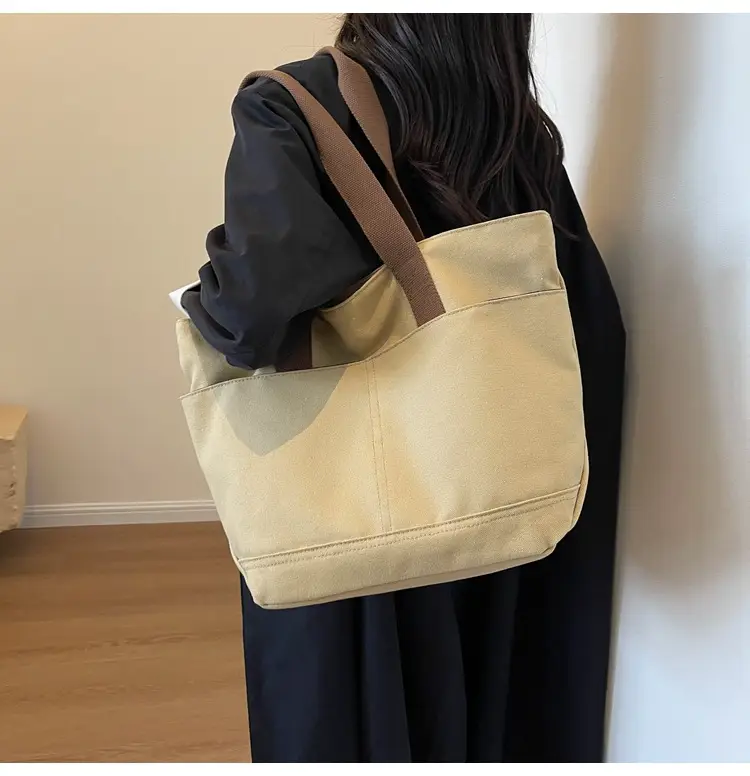 Canvas Tote Bag Women Large Capacity Winter All-match — feature 25