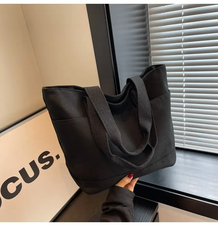 Canvas Tote Bag Women Large Capacity Winter All-match — feature 4
