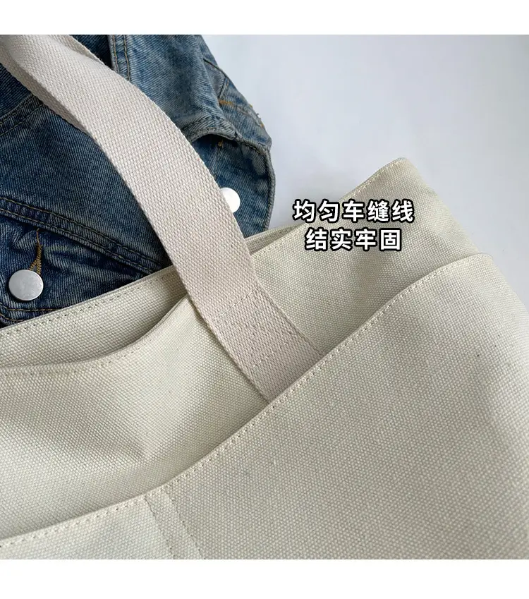 Canvas Tote Bag Women Large Capacity Winter All-match — feature 7