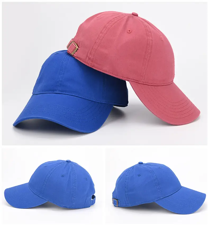 Unisex Blue Baseball Cap with Textured Design — feature 13