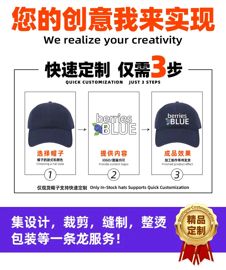 Unisex Blue Baseball Cap with Textured Design — feature 6