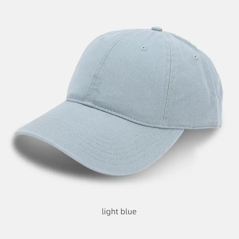 Unisex Blue Baseball Cap with Textured Design - Image 10