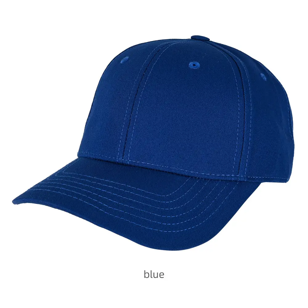 Unisex Blue Baseball Cap with Textured Design - Image 30