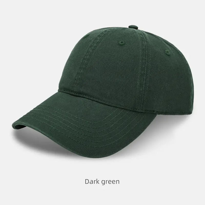 Unisex Blue Baseball Cap with Textured Design - Image 9