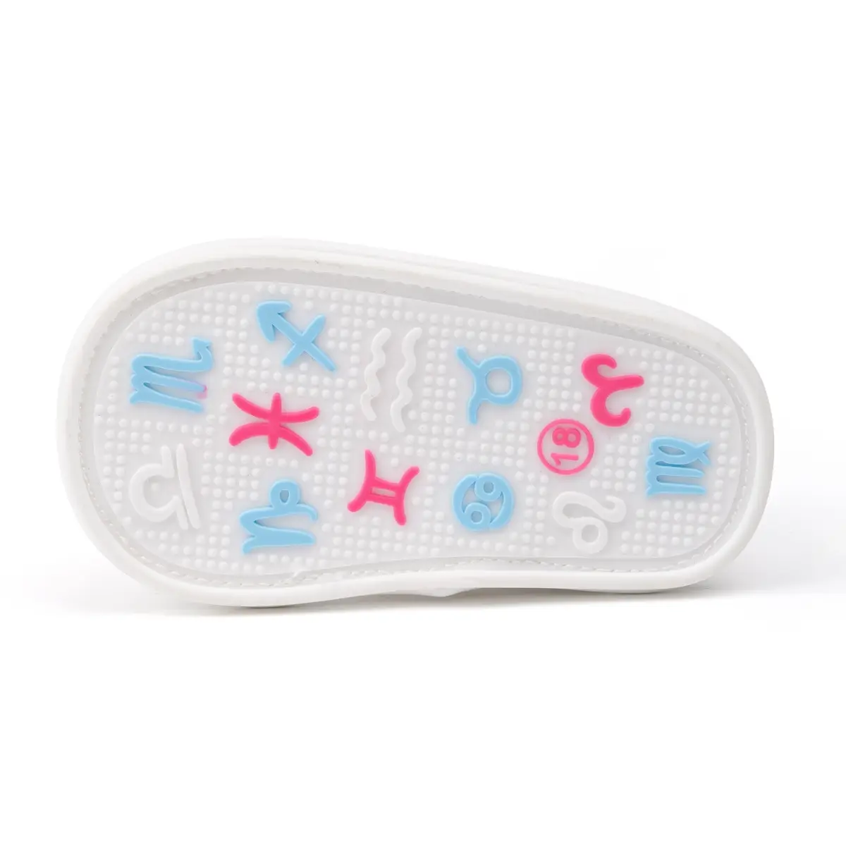 Baby Velcro Sandals Brown White Toddler Shoes — feature 14