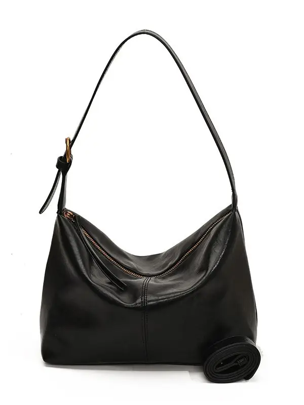 Large Capacity Women's Brown Shoulder Bag for Autumn Winter 2024 - Image 9