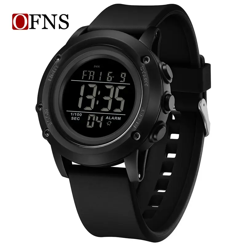 OFNS Digital Watch Black LED Display 20:03 - Image 4