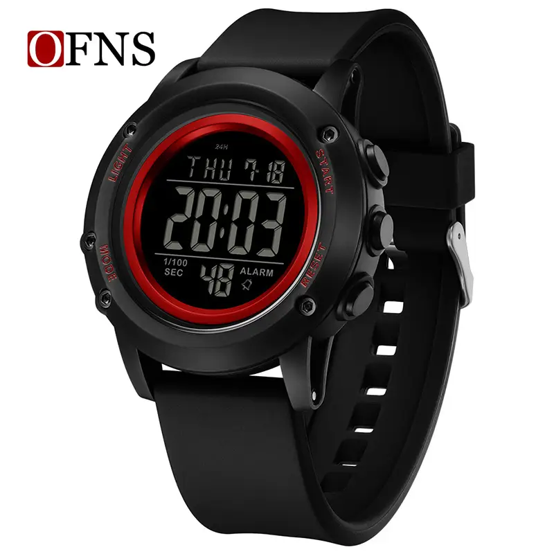 OFNS Digital Watch Black LED Display 20:03 - Image 6