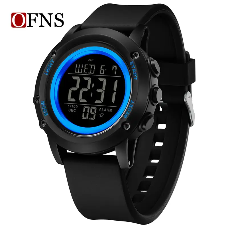 OFNS Digital Watch Black LED Display 20:03 - Image 7