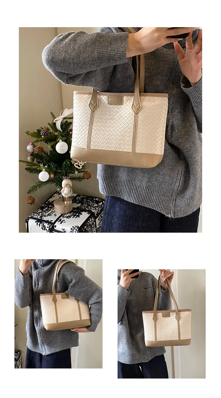 Black Rhombic Women's Tote Bag 2024 — feature 7