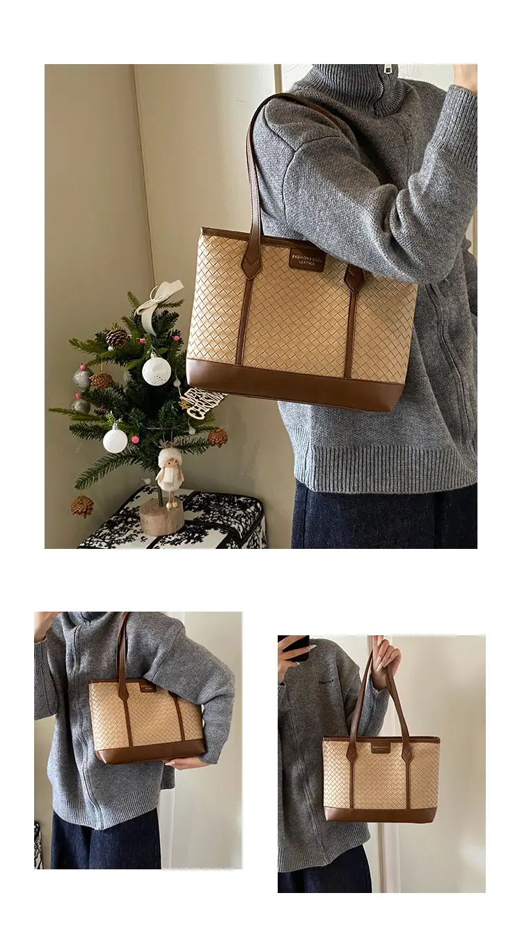 Black Rhombic Women's Tote Bag 2024 — feature 8